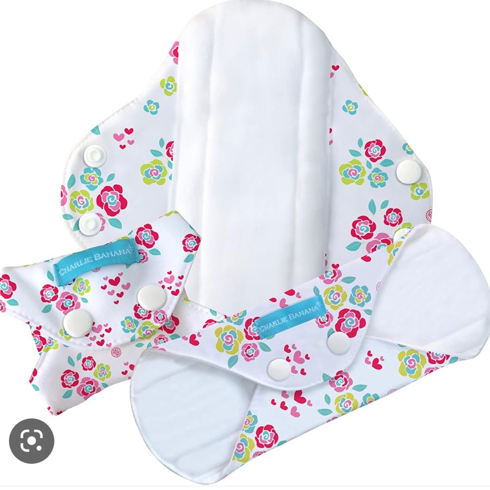 Charlie banana feminine pads super floralie 3 pack
